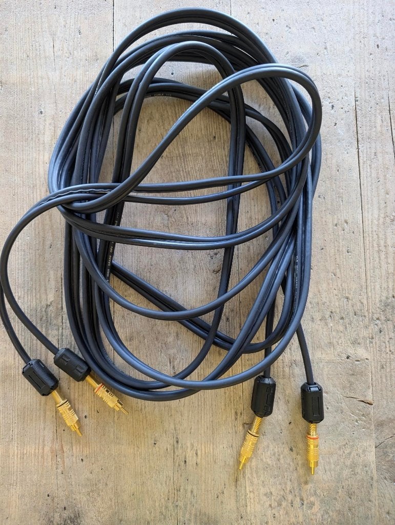 VLS High Grade RCA Interlink (Stereo Set) – 6 Meter, Ophalen of Verzenden, Gebruikt, 5 tot 10 meter, Interlink-kabel