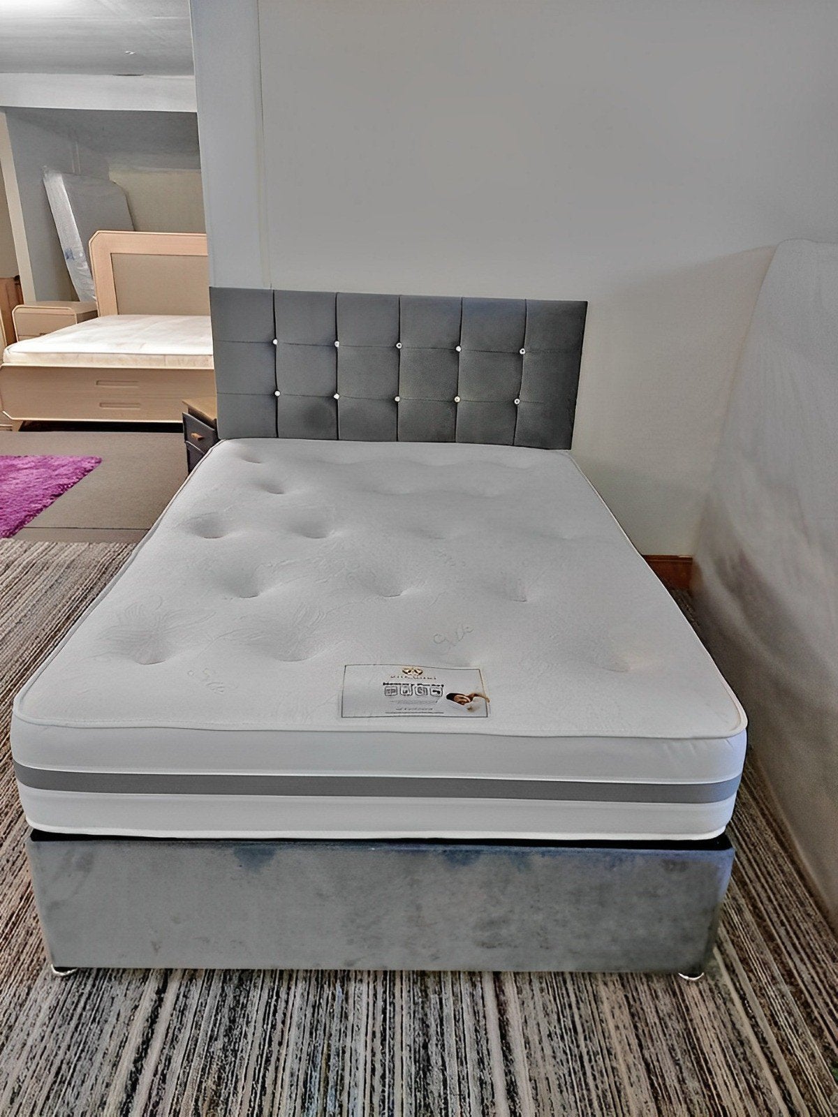 Luxe Divanbed + Matras | Alle Maten, 200 cm, Nieuw, Tweepersoons, 140 cm