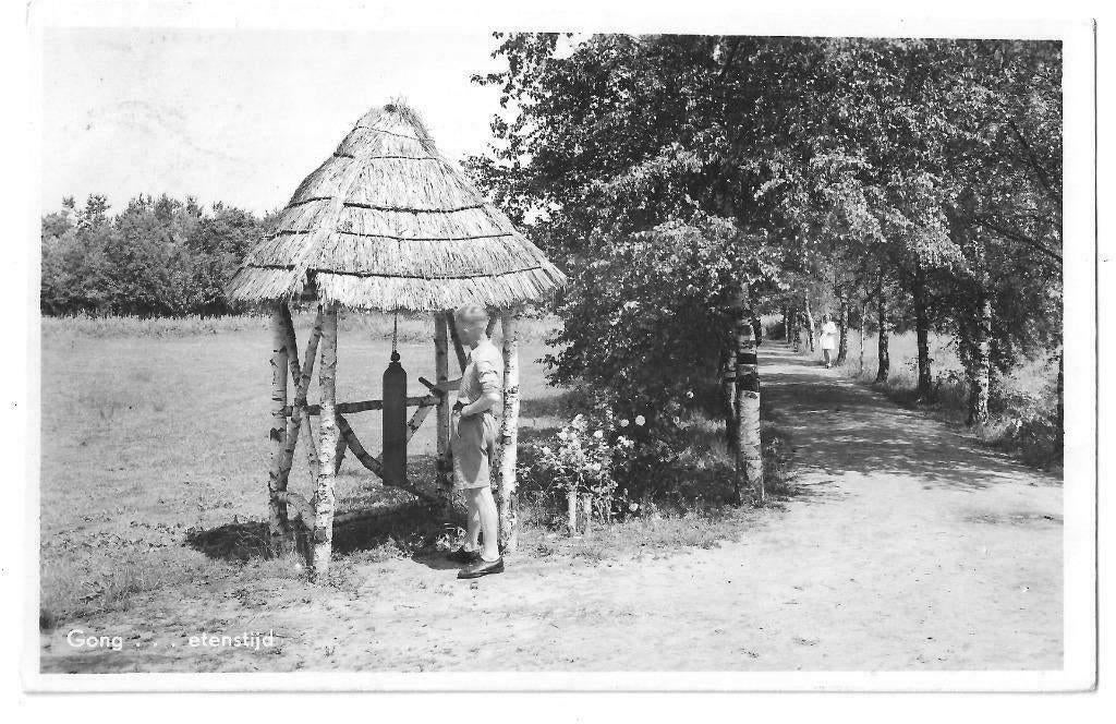 AK Oisterwijk - Vacantieoord "Morgenrood", Gong etenstijd, Verzenden, 1940 tot 1960, Gelopen, Noord-Brabant