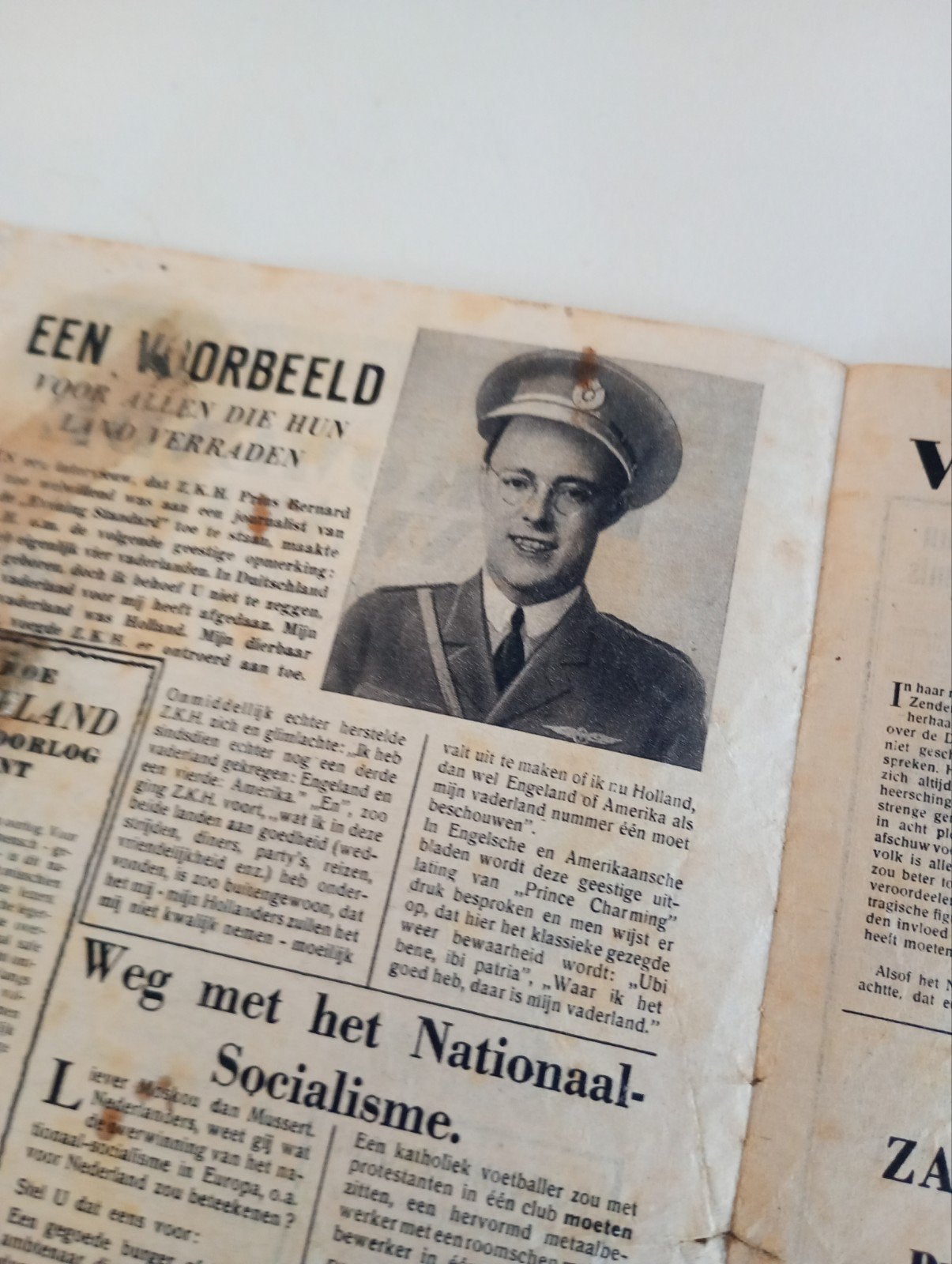 Duits propaganda flyer de groeten uit Engeland, ., Ophalen of Verzenden, Duitsland, .