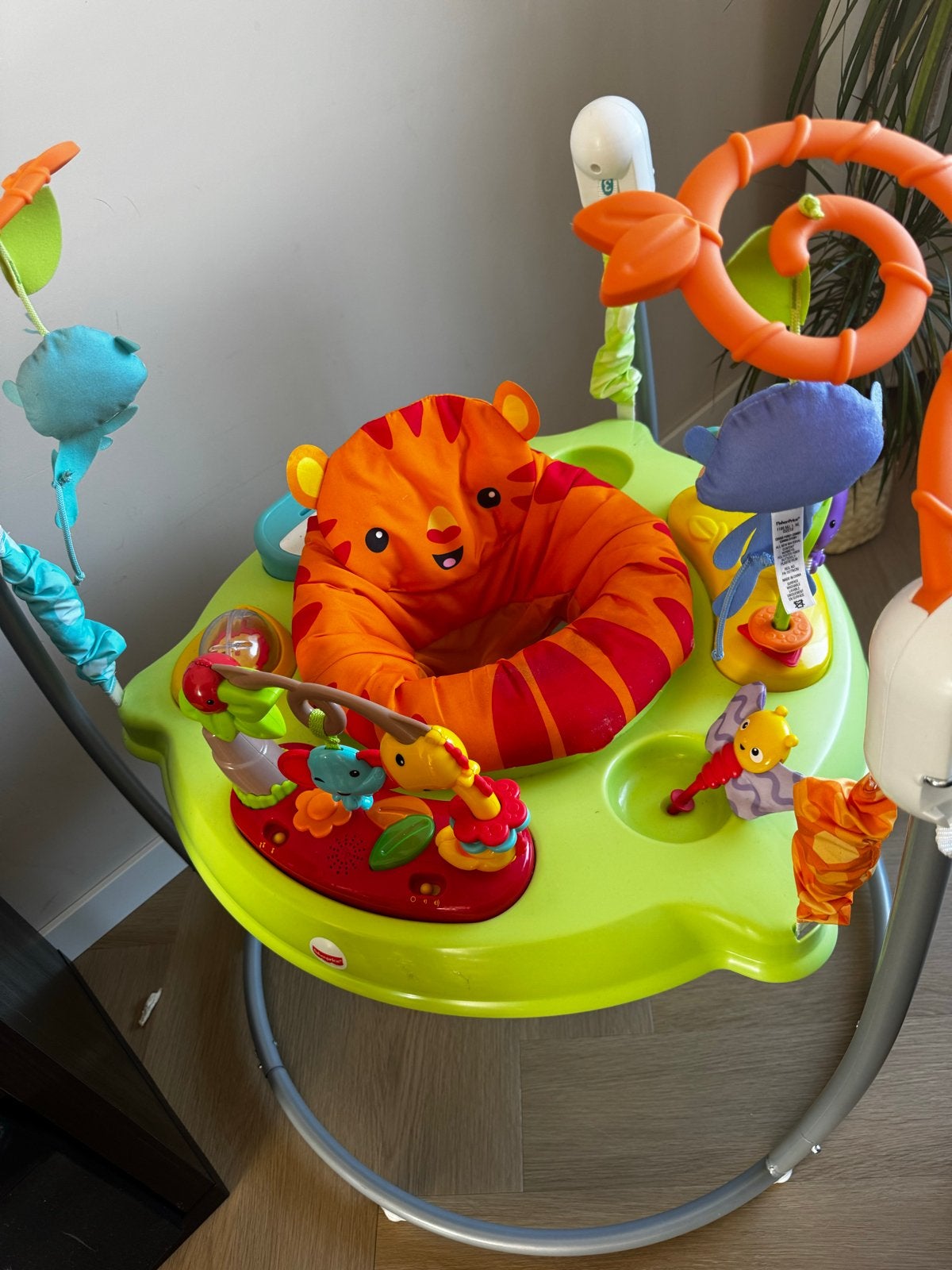 Fisher-Price Jumperoo Tijger Baby Activiteitencentrum, Ophalen, Zo goed als nieuw, Overige typen, Met licht