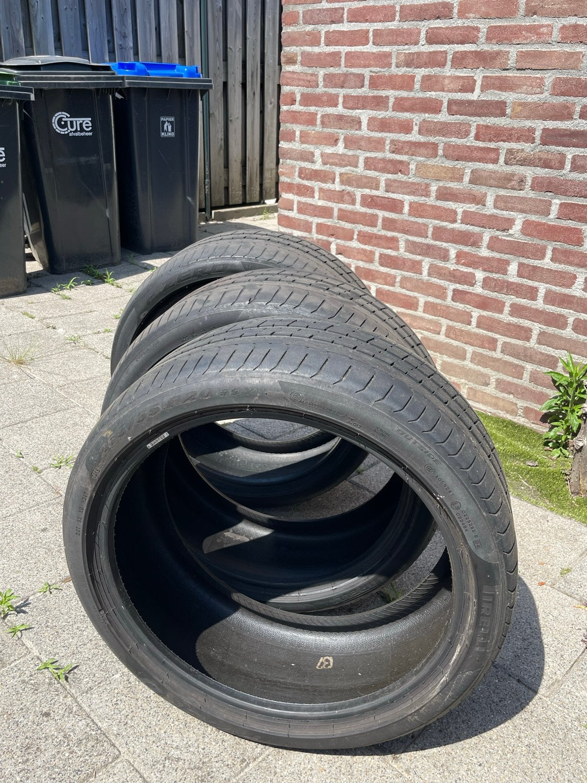 Pirelli P Zero 265/35 R20 99Y Zomerbanden (Gebruikt), Ophalen, Gebruikt, 265 mm, Band(en)