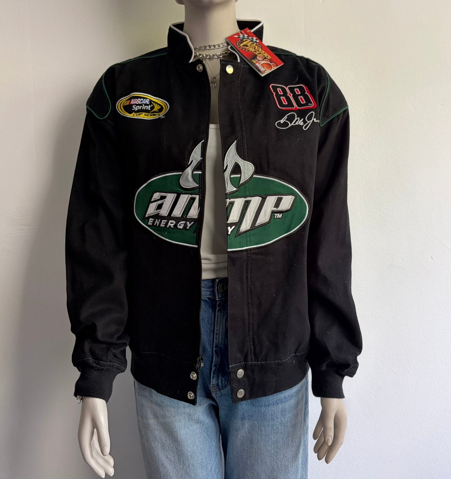 Nascar AMP national guard racing jas UNISEX, Ophalen of Verzenden, Nieuw, Maat 52/54 (L), Zwart