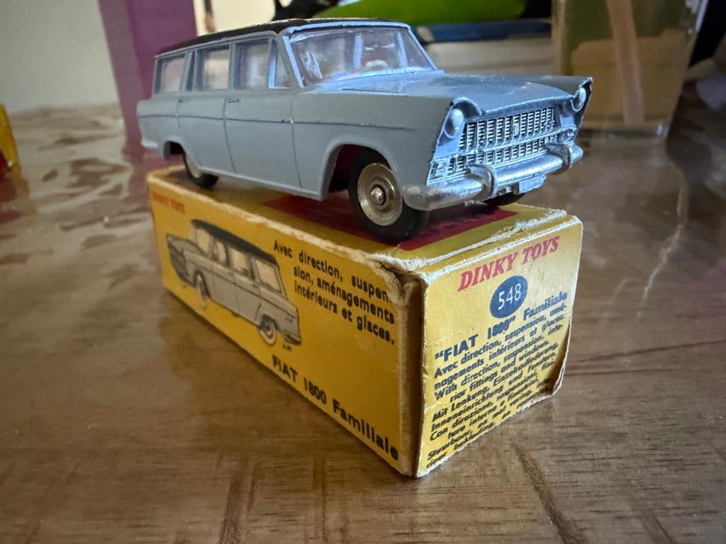 Dinky Toys France Fiat 1800 Familiale - Zeer Mooie Staat, F, Gebruikt, Auto, Dinky Toys