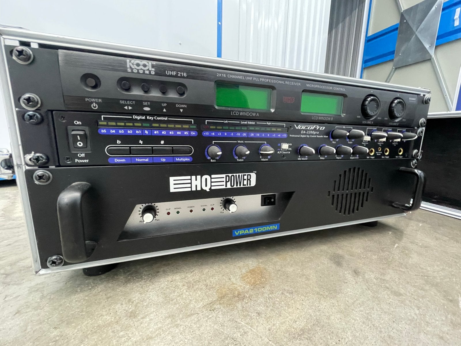 Complete geluidsset met luidsprekers, microfoons en mixer, Ophalen, Gebruikt, Complete set