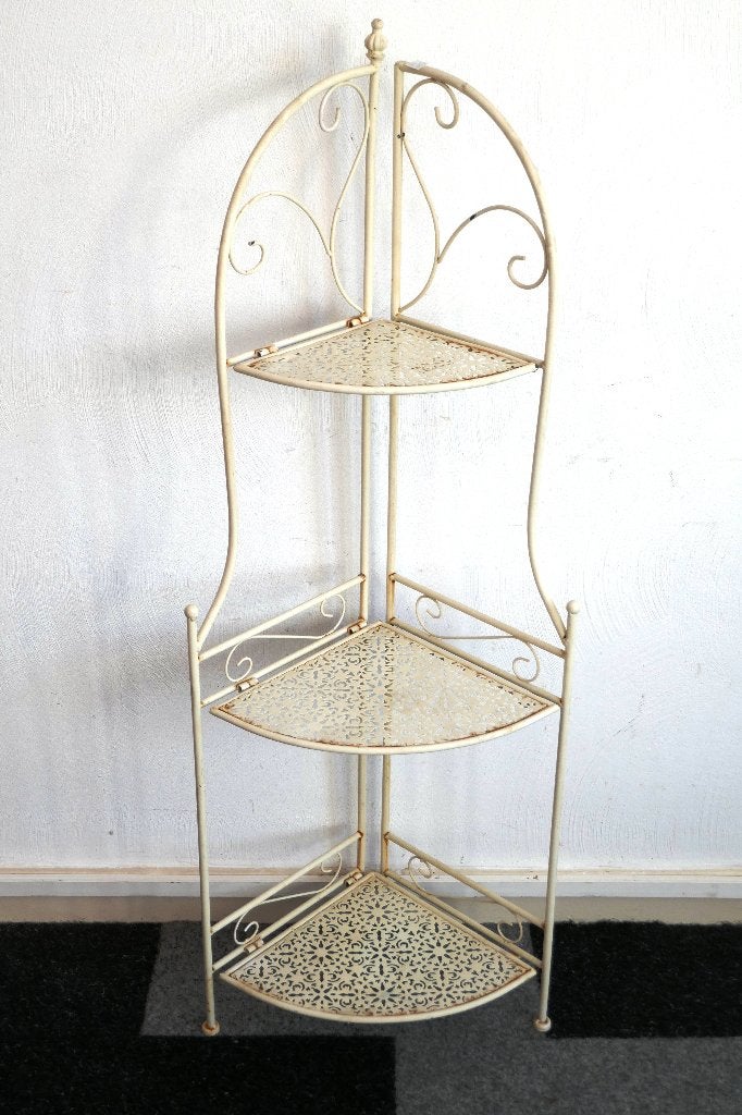 hoek etagere - inklapbaar smeedwerk - voor buiten of binnen, Ophalen, Gebruikt, Metaal, Inklapbaar