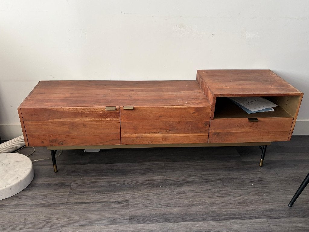TV Cabinet - Maison du Monde, Huis en Inrichting, 100 tot 150 cm, Ophalen of Verzenden, Zo goed als nieuw, Minder dan 100 cm
