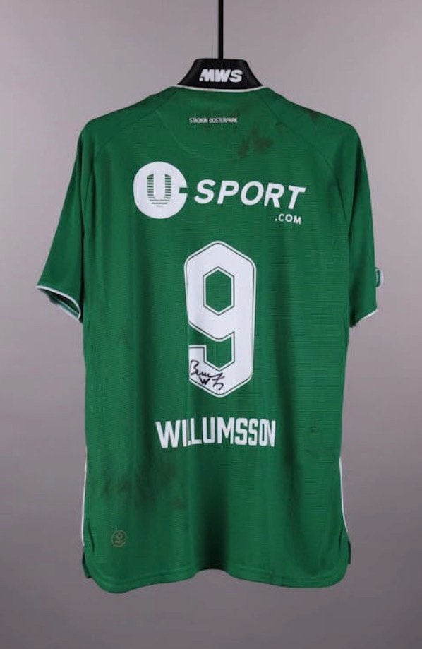 Matchworn shirt Brynjolfur Willumsson, Ophalen of Verzenden, Zo goed als nieuw, AZ, Shirt