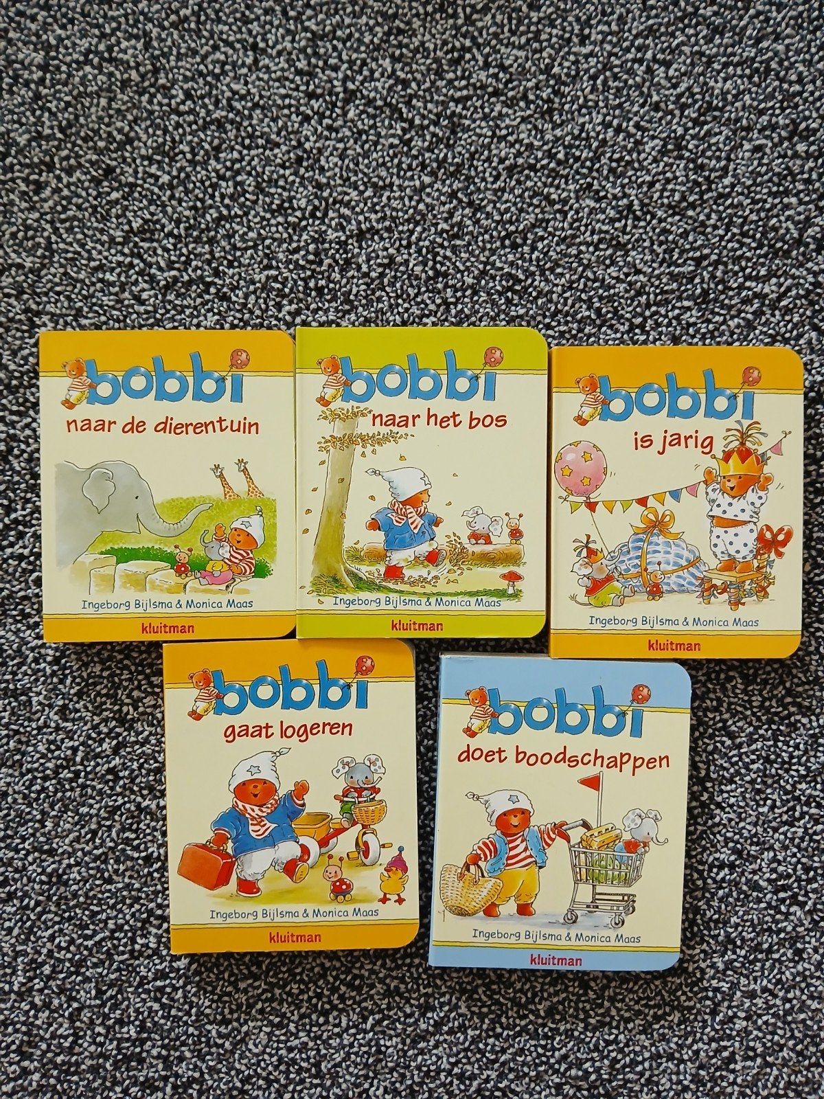 Bobbi uitdeelboekjes - 5-delige set, Ophalen of Verzenden, Nieuw, Ingeborg Bijlsma & Monica Maas, 2 tot 3 jaar