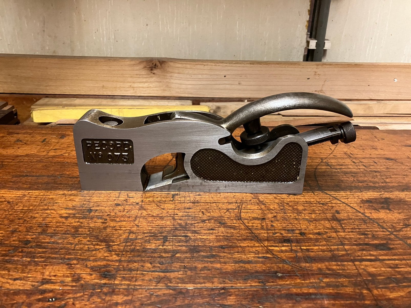 Record 073 sponningschaaf/shoulder plane, Ophalen of Verzenden