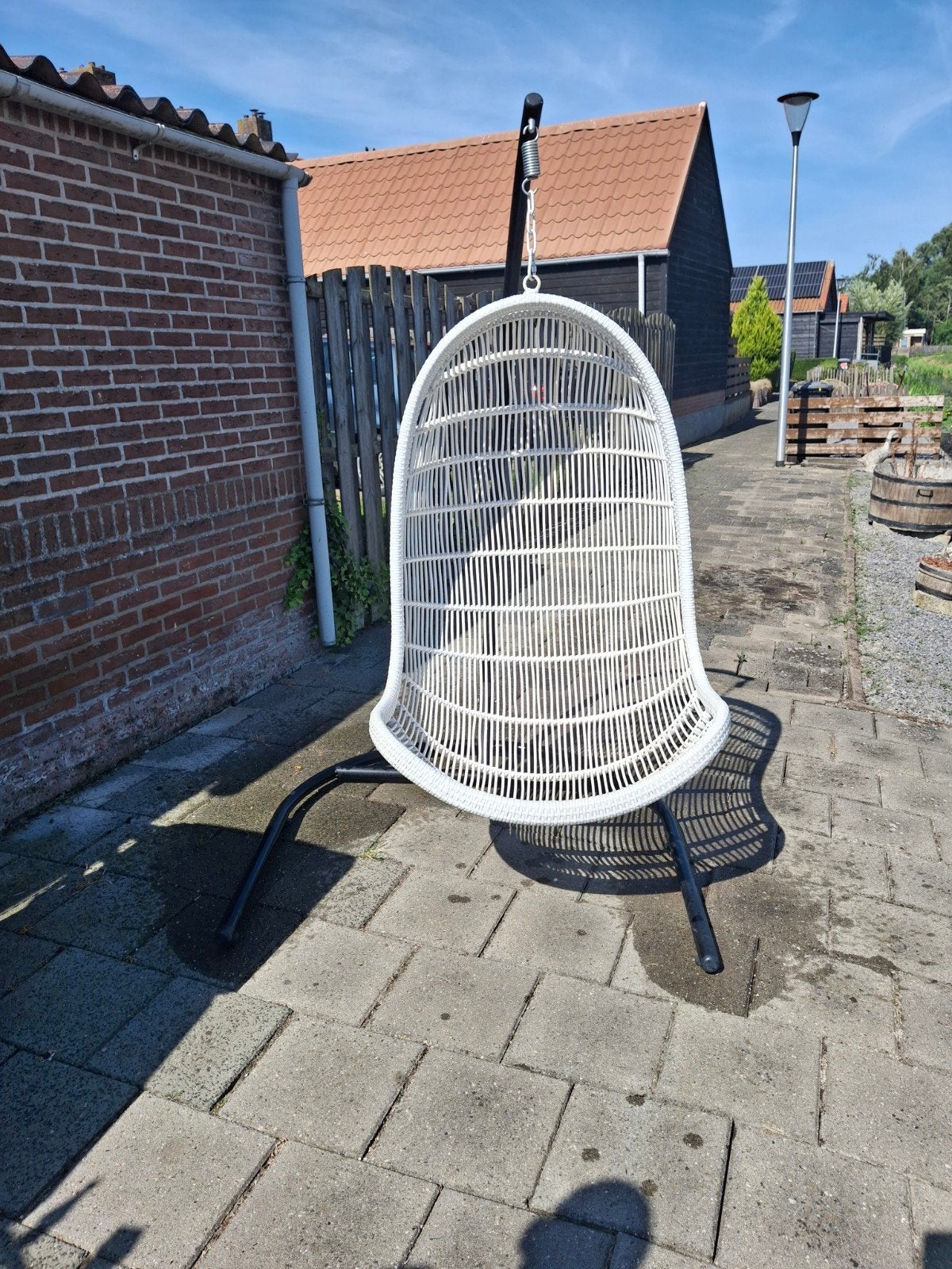 mooie hangstoel, Ophalen, Gebruikt, Rotan