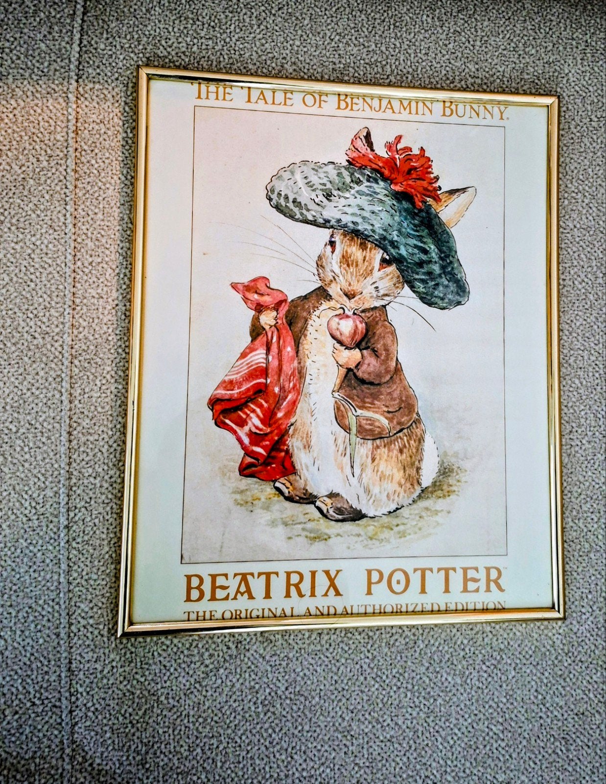 Beatrix Potter Benjamin Bunny Print - 40x50 cm, Ophalen, Minder dan 50 cm, Gebruikt, Print
