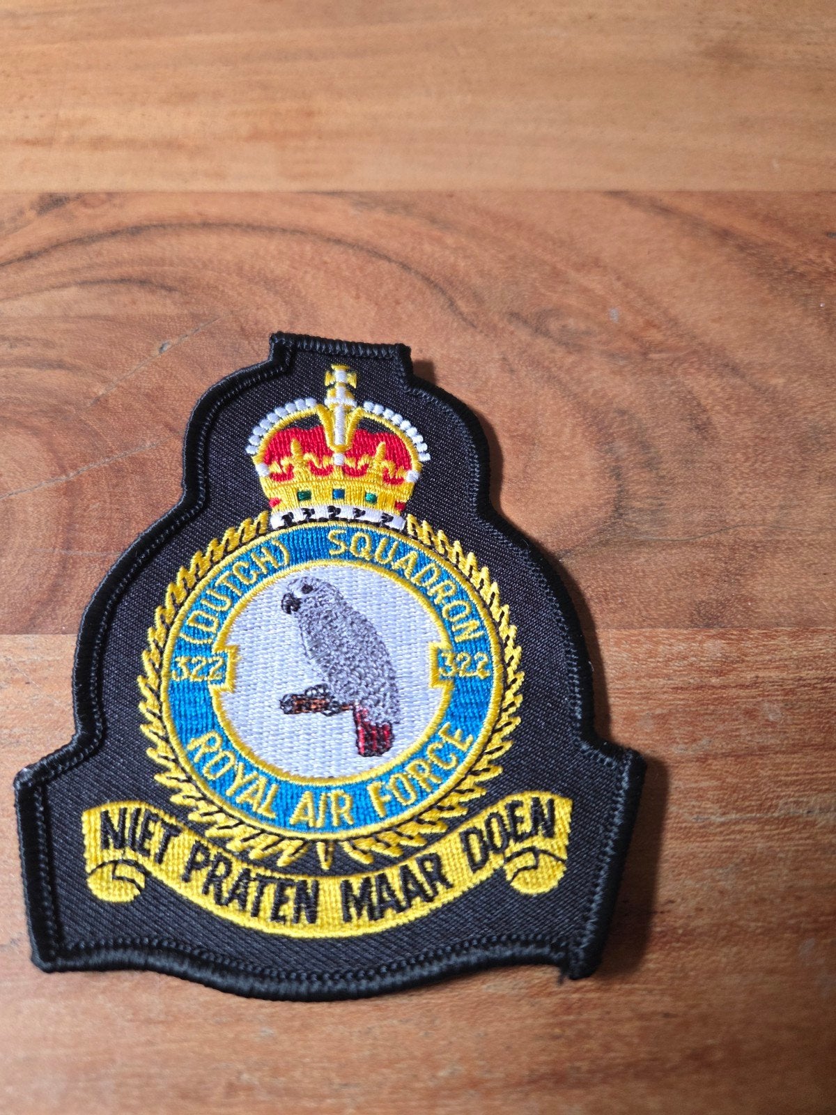 Klu patch 322 squadron, Ophalen of Verzenden, Luchtmacht, Nederland, Embleem of Badge