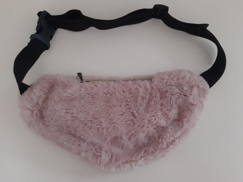 Oudroze pluizige heuptas (Hema), Ophalen of Verzenden, Zo goed als nieuw, Roze, Overige typen