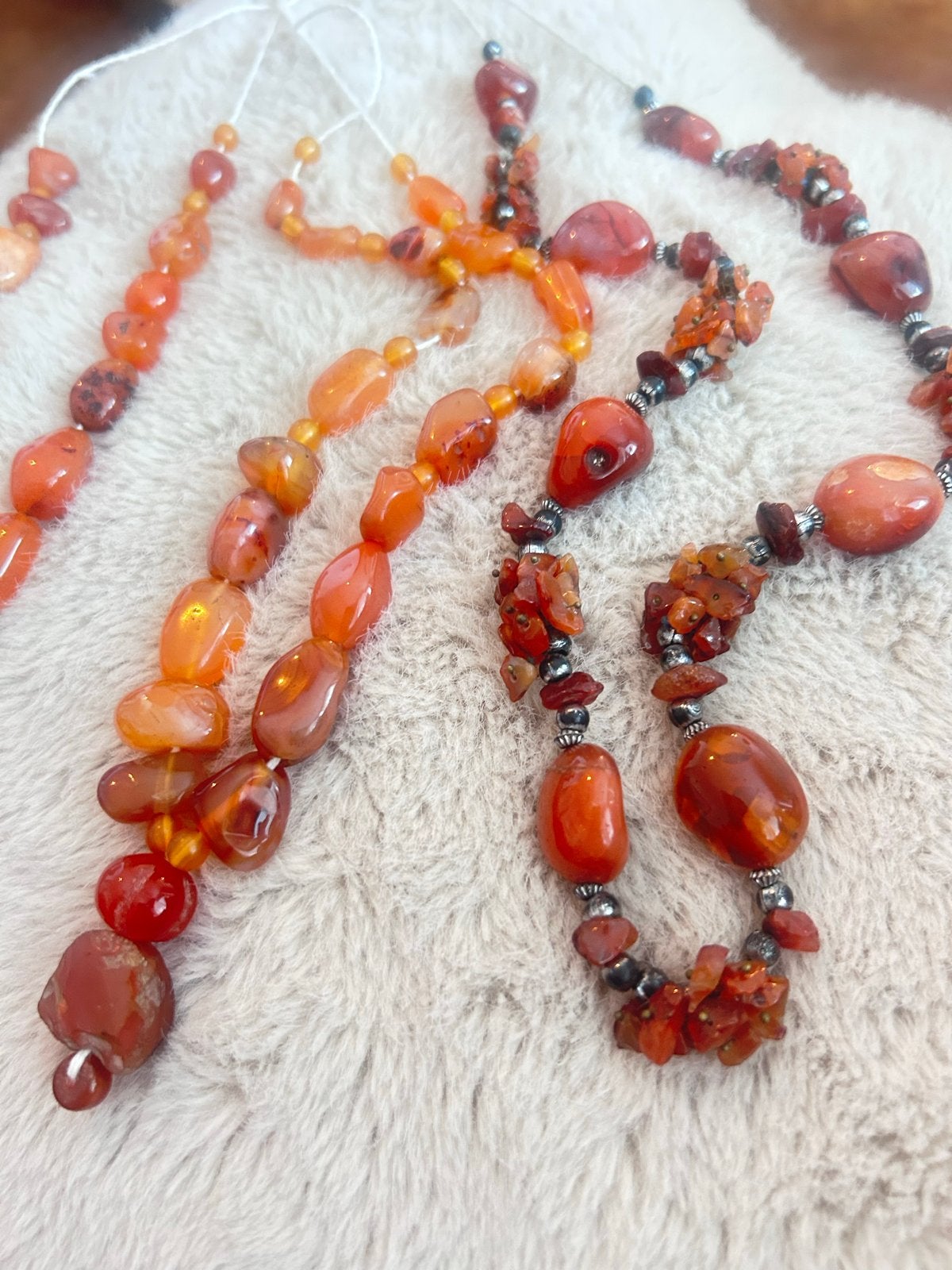 Mooie oranje/rode agate, Oranje, Ophalen of Verzenden, Zo goed als nieuw, Steen of Mineraal