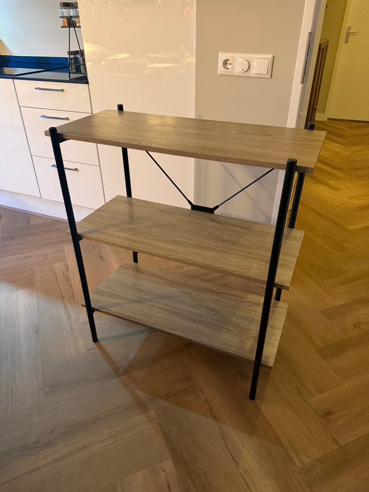 Sidetable eikenhout, Ophalen, 100 tot 150 cm, Eikenhout, Zo goed als nieuw