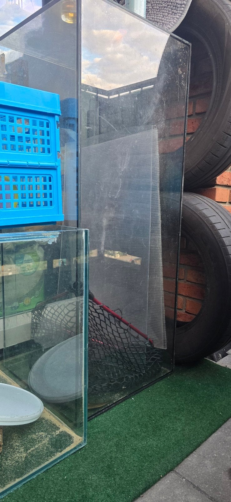 aquarium bak, Ophalen of Verzenden, Gebruikt