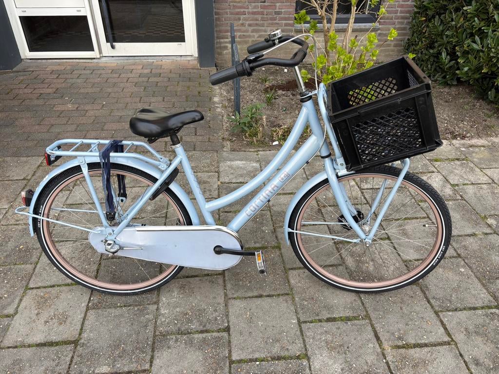 Cortina U4 meisjesfiets met 2 nieuwe binnen en buitenbanden, Fietsen en Brommers, Fietsen | Meisjes, Ophalen, Gebruikt, 24 inch