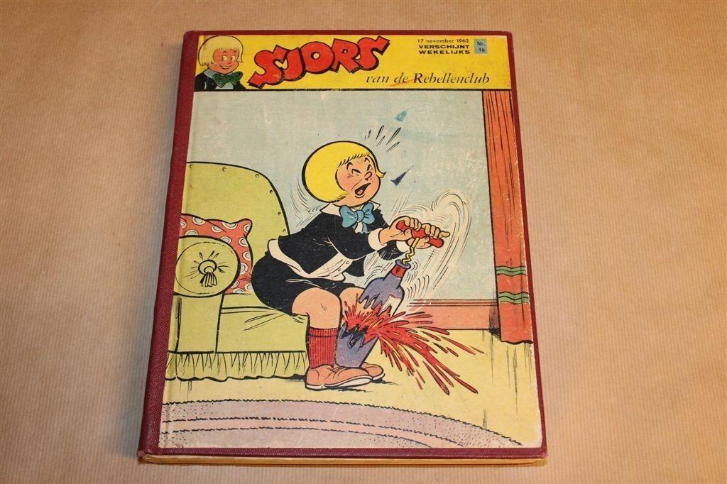 Sjors Van De Rebellenclub — Gebundelde Nrs. 33–48 [1962], Eén stripboek, Ophalen of Verzenden, Gelezen