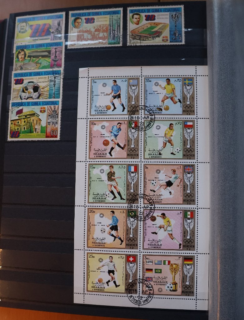 Mooi kavel voetbal postzegels gestempeld, Postzegels en Munten, Ophalen of Verzenden, Gestempeld, Sport