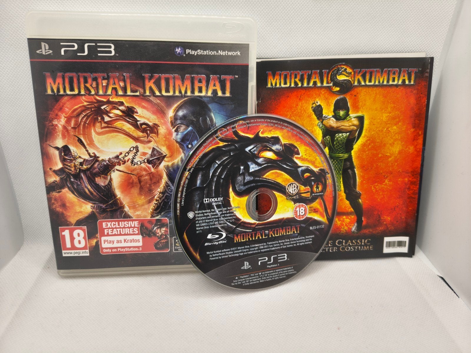 Mortal Kombat Playstation 3 game, 3 spelers of meer, Ophalen of Verzenden, Zo goed als nieuw, Vanaf 3 jaar