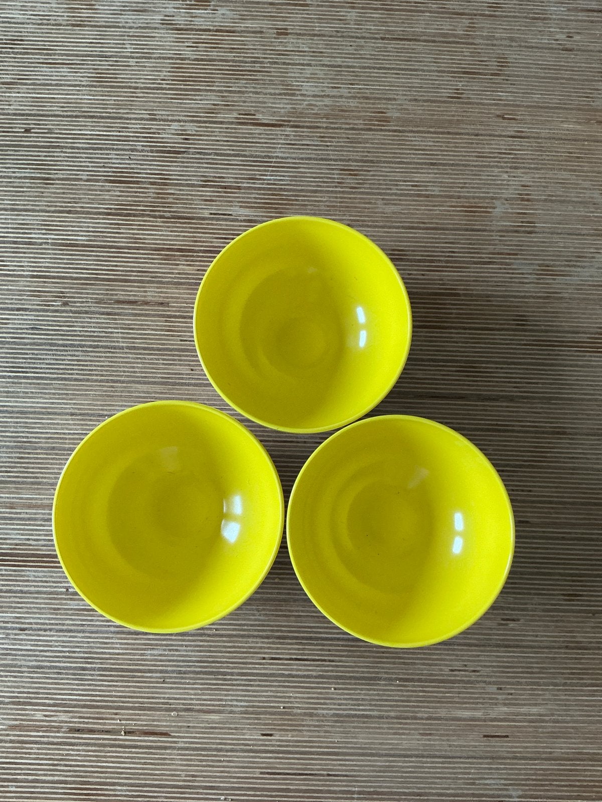Set van 3 gele kommen, rosti mepal, 250 ml per stuk, Ophalen of Verzenden, Zo goed als nieuw