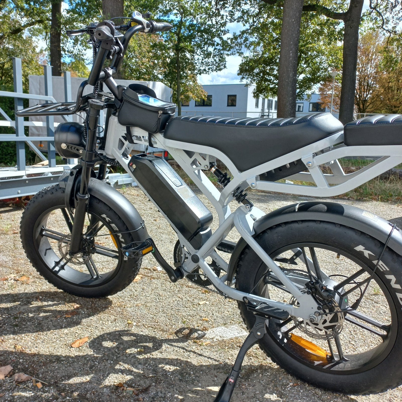 Fatbike E-bike Shimano, Zo goed als nieuw, 51 tot 55 cm, 50 km per accu of meer, Ophalen