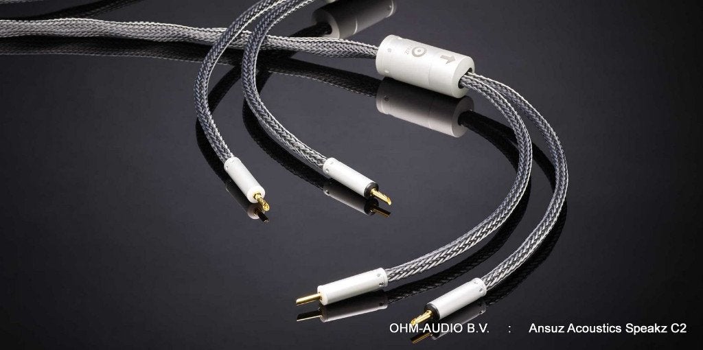 Ansuz Acoustics Speakz C2, Luidsprekerkabel, 4.0m, Occasion, Audio, Tv en Foto, Audiokabels en Televisiekabels, Ophalen of Verzenden