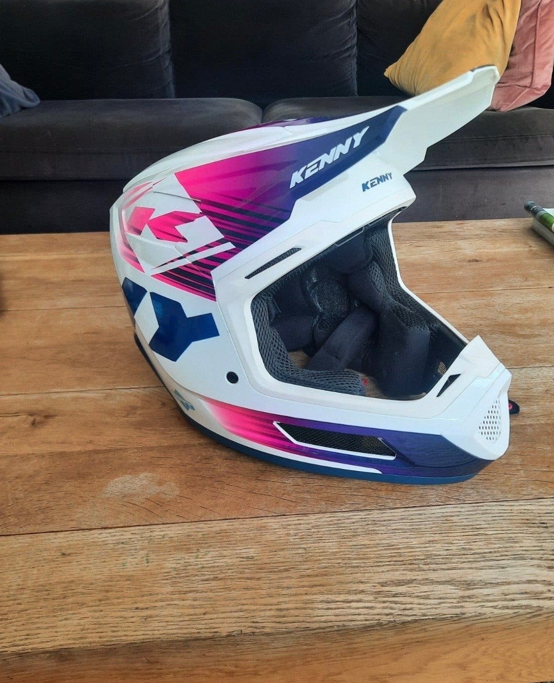 Kenny Performance (cross) helm - Zo goed als nieuw, Ophalen of Verzenden, Zo goed als nieuw
