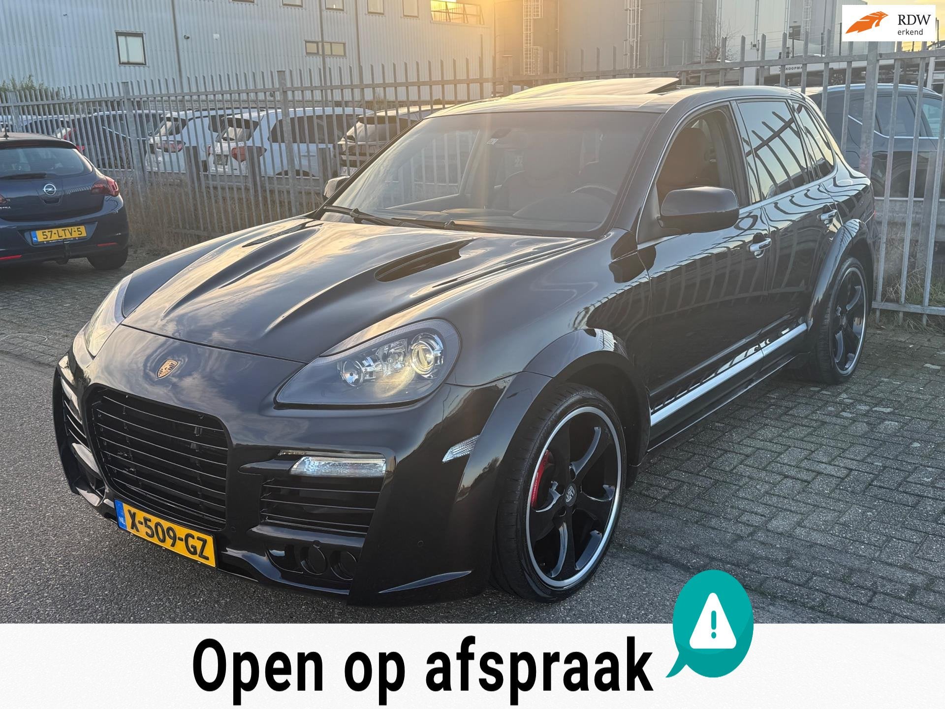 Porsche Cayenne 4.8 V8 Turbo Techart Magnum Facelift BTW, Auto's, Automaat, Cayenne, 8 cilinders, Zwart