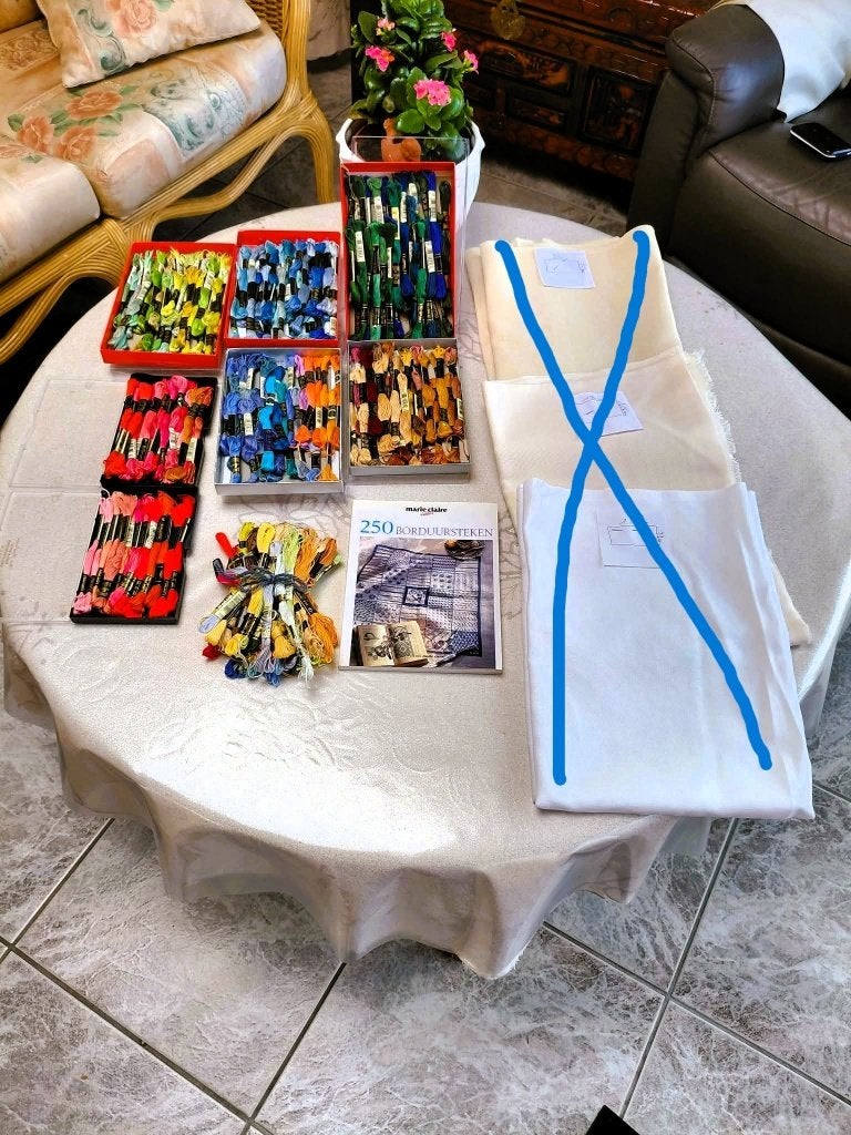 Complete borduurset – ideaal voor hobbyisten!, Hobby en Vrije tijd, Ophalen of Verzenden, Nieuw, Borduurgaren of Zijde