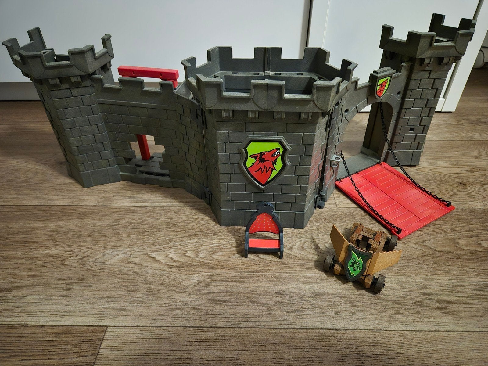Playmobil Wolvenridders kasteel met katapult, Ophalen, Zo goed als nieuw