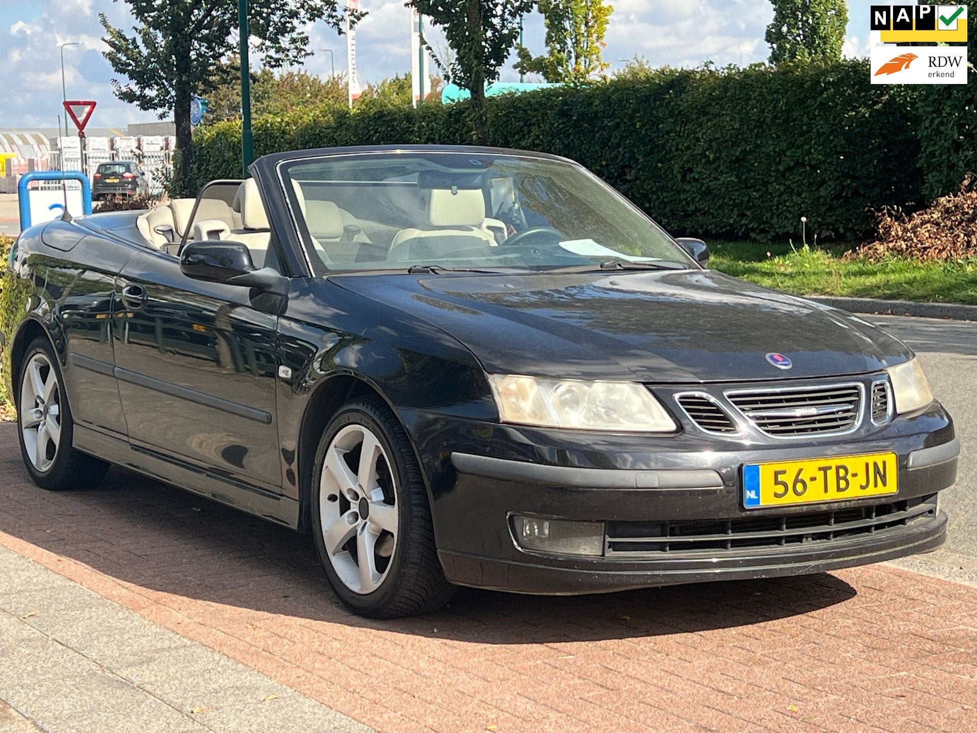 Saab 9-3 Cabrio 1.8t Vector *AUTOMAAT, Auto's, 1998 cc, Gebruikt, 4 cilinders, 4 stoelen