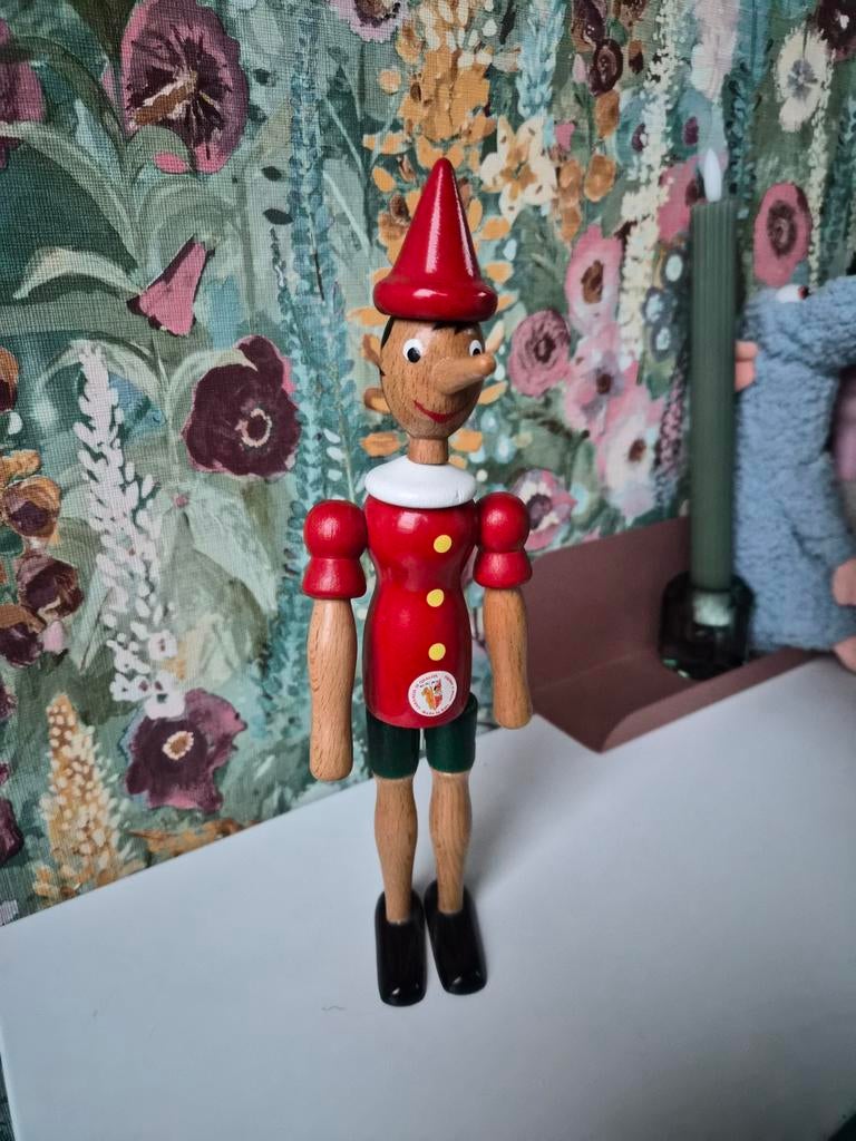 Houten Pinokkio Figuur - Made in Italy, Verzamelen, Ophalen of Verzenden, Zo goed als nieuw