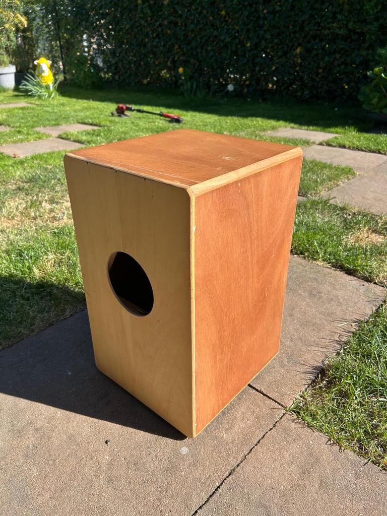Cajon met draagtas - 48x30x30 cm, Muziek en Instrumenten, Percussie, Gebruikt, Overige soorten, Ophalen of Verzenden
