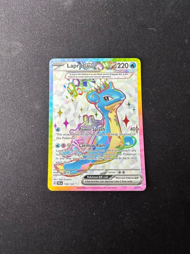 Lapras ex 158/142 (SV05) - Near Mint, Ophalen of Verzenden, Zo goed als nieuw, Losse kaart, Foil