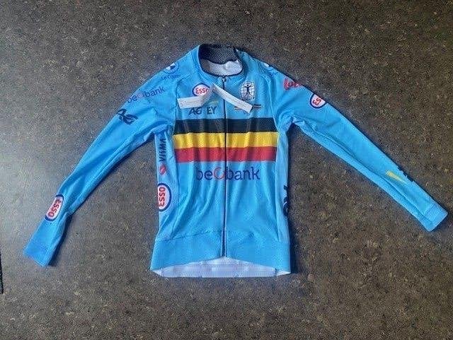 Orgineel fietsshirt lange mouwen visma wout van aert, S, Heren, Nieuw, Ophalen of Verzenden