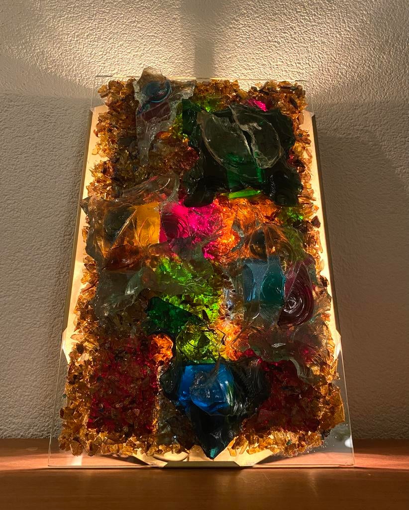 Vintage Cosack leuchten wandlamp 70’s, Huis en Inrichting, Lampen | Wandlampen, Cosack leuchten, Ophalen of Verzenden, Glas, Nvt