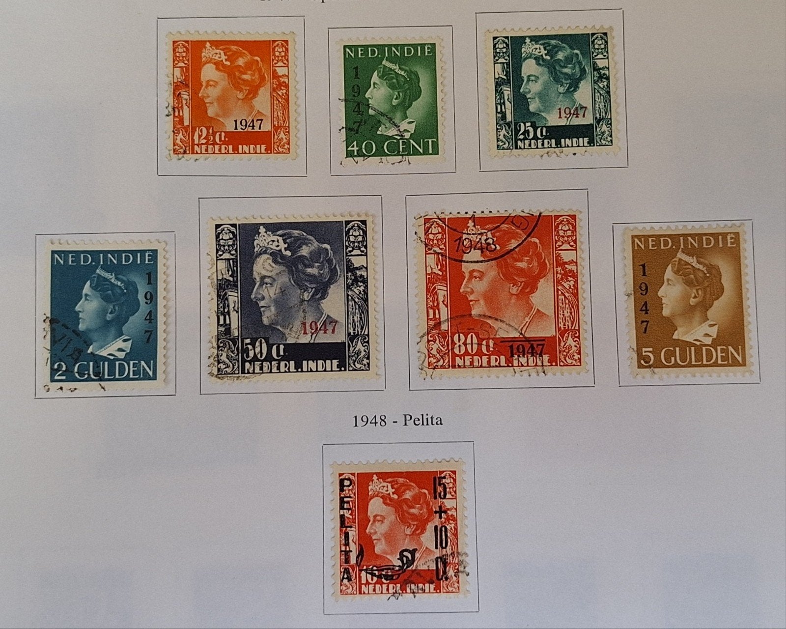 NI 10 Ned.Indie 1947-1948, Ophalen of Verzenden