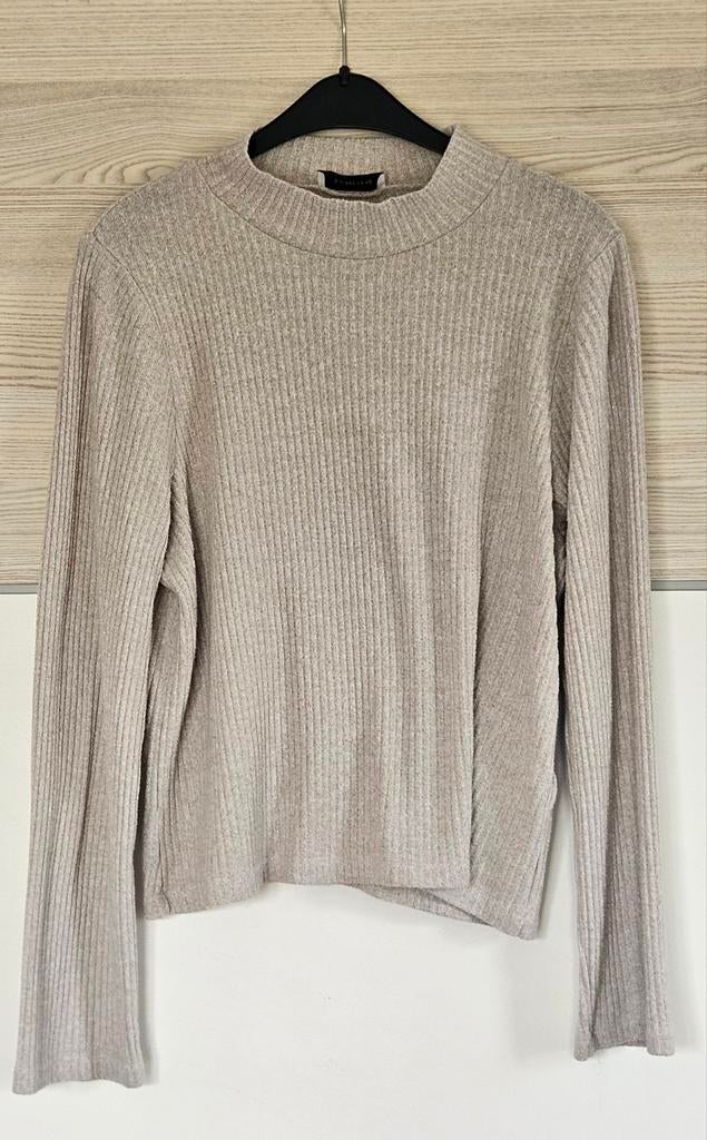 Modström longsleeve. Maat S, Beige, Ophalen of Verzenden, Zo goed als nieuw, Maat 36 (S)
