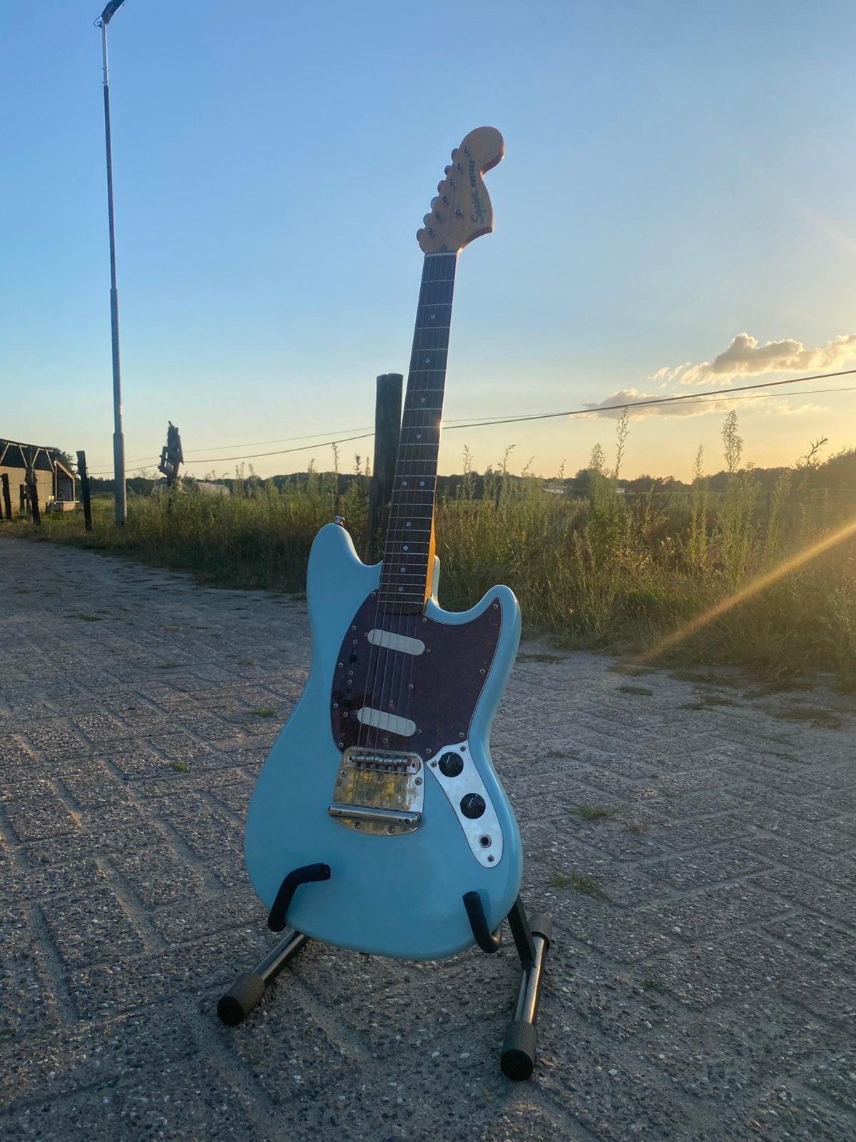 Fender Squier Mustang, Ophalen, Zo goed als nieuw, Solid body, Fender