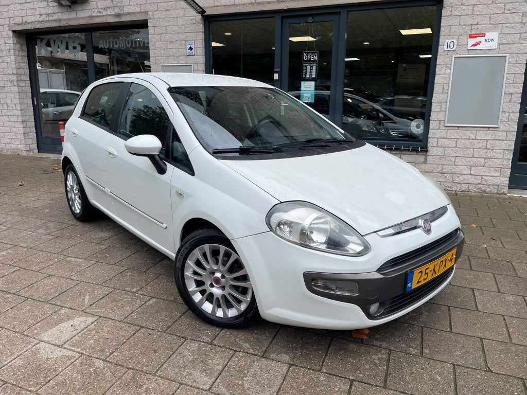 Fiat Punto Evo 1.4-16V m-air 5-deurs | Airco 105PK | Nieuwe, Auto's, Euro 5, 4 cilinders, 400 kg, Wit