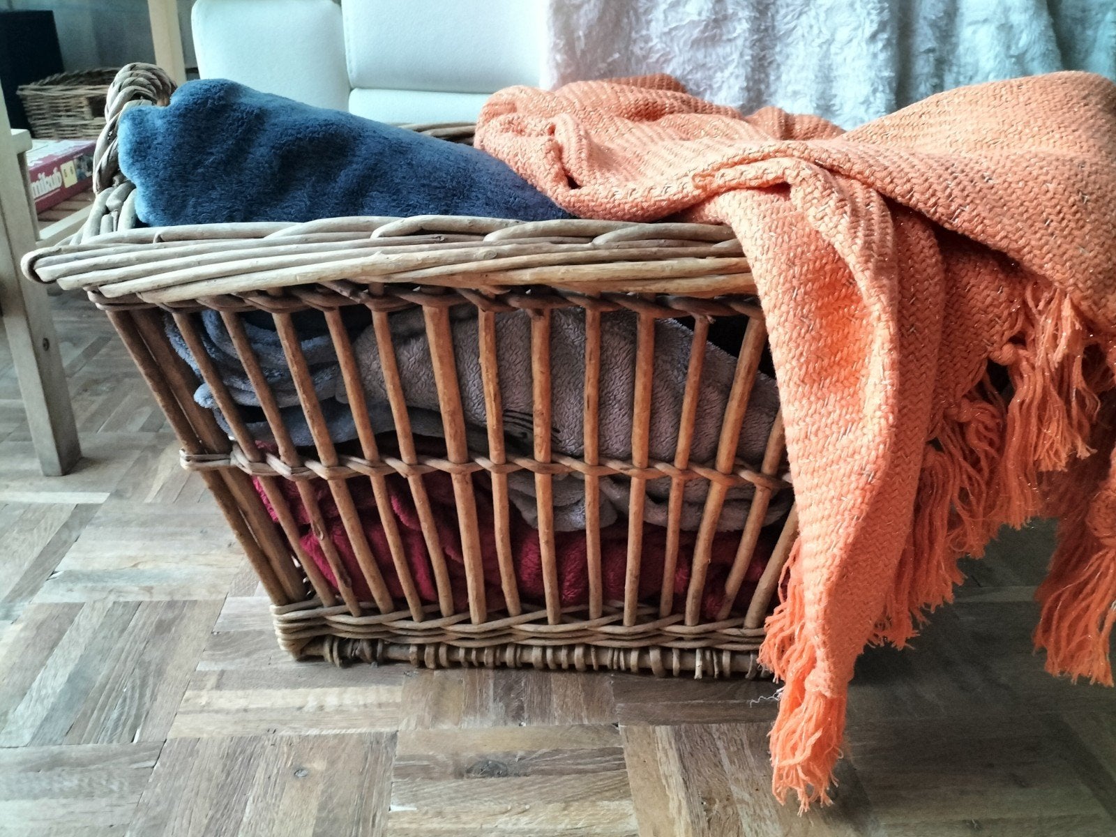 authentieke rieten mand, Ophalen, Gebruikt, Overige typen, Handgemaakt