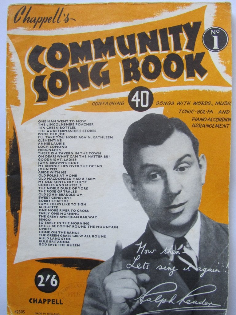 CHAPPELL'S COMMUNITY SONG BOOK 1 **Oude Bladmuziek 1953**, Ophalen of Verzenden, Gebruikt, Artiest of Componist, Overige genres