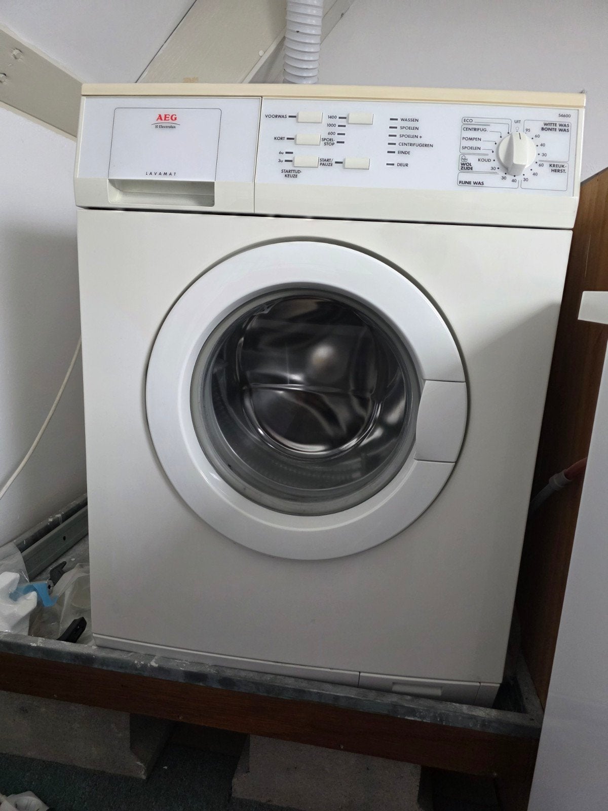 AEG Lavamat wasmachine en Lavatherm droger set, Witgoed en Apparatuur, Wasmachines, Ophalen, Gebruikt, Voorlader, 85 tot 90 cm