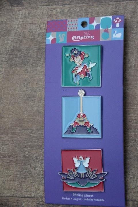 efteling pin  pin set 1, Ophalen of Verzenden, Nieuw, Button of Speldje