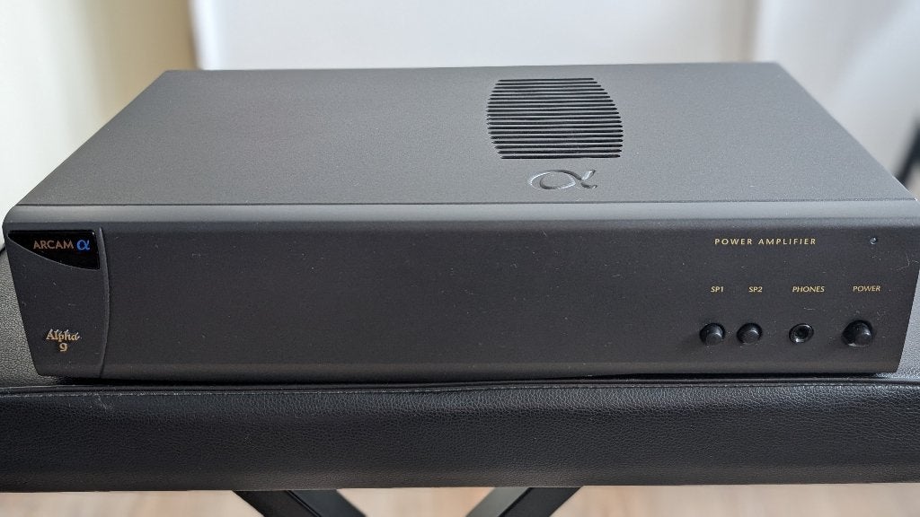 Arcam Alpha 9P eindversterker, Gebruikt, 60 tot 120 watt, Stereo, Ophalen