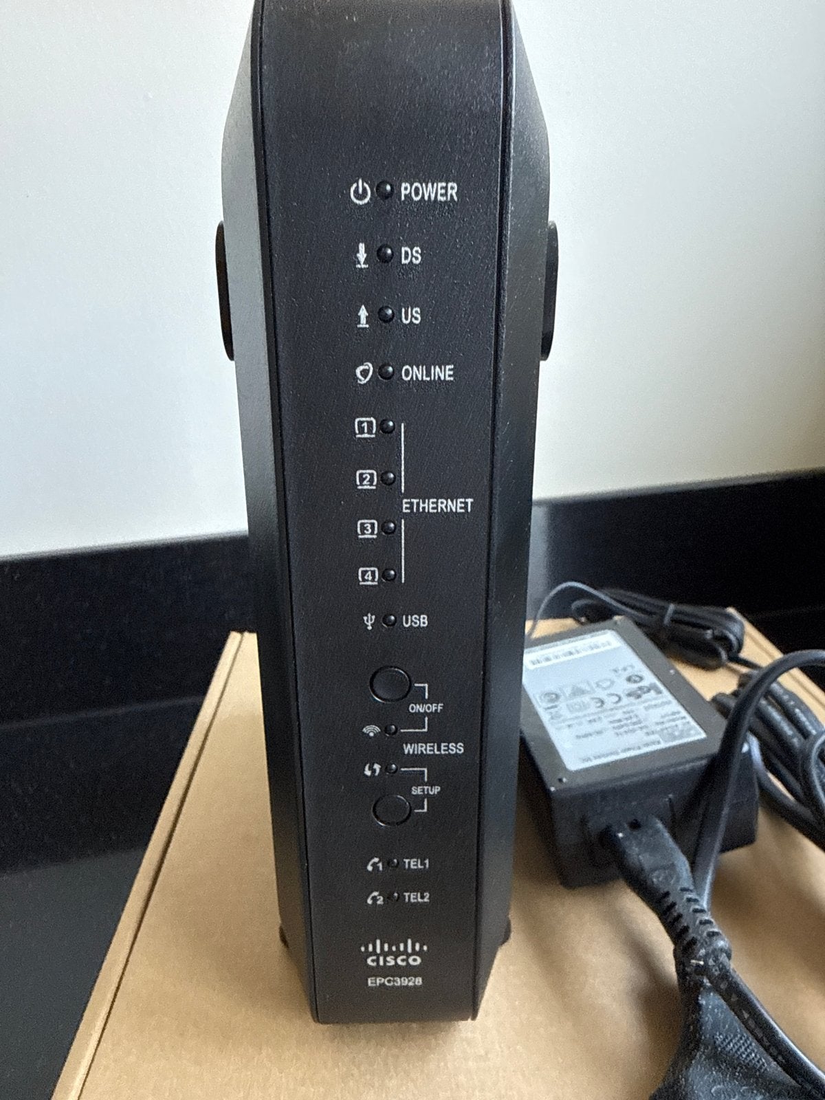 Cisco EPC3928 EuroDocsis 3.0 Kabelmodem Router, Ophalen of Verzenden, Gebruikt