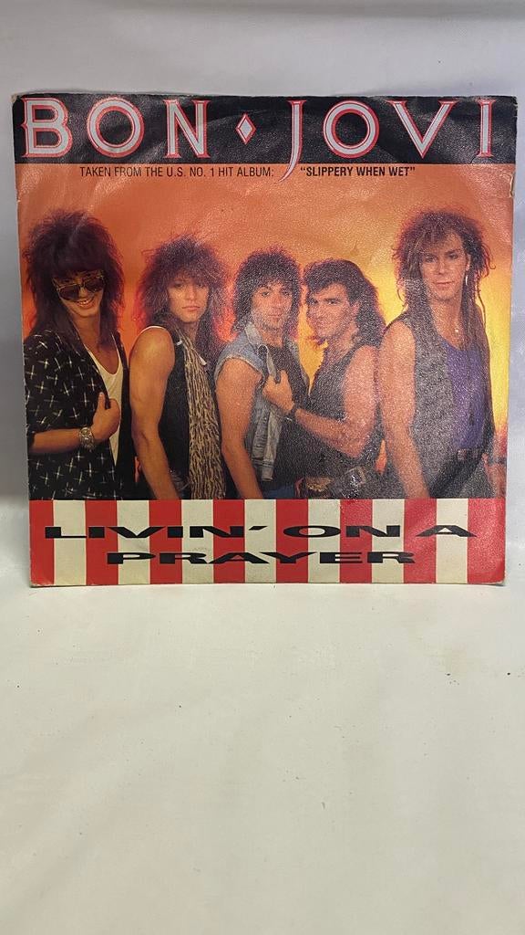 BON.  JOVI., Cd's en Dvd's, Vinyl Singles, Ophalen of Verzenden, Zo goed als nieuw, 7 inch, Rock en Metal