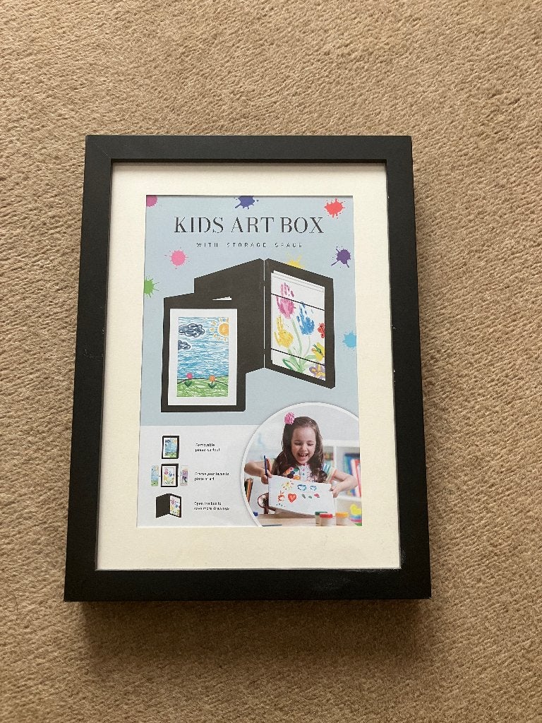 Wisselijst met opbergruimte kids art box A4 formaat, Ophalen, Zo goed als nieuw